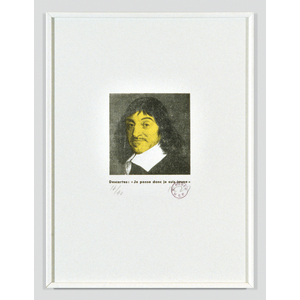 Descartes: "Je pense donc je suis jaune"